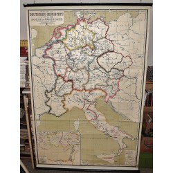 Wandkarte zur Deutschen Geschichte von 911-1125 (Sachs. u. frankische Kaiser) (Large Pull Down Map)